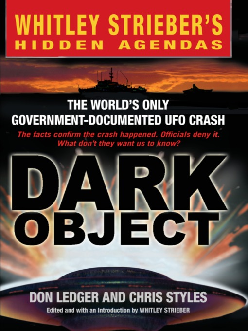 Title details for Dark Object by Don Ledger - Available